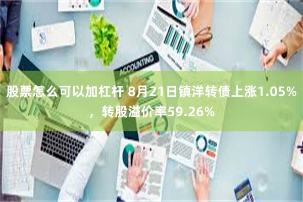 股票怎么可以加杠杆 8月21日镇洋转债上涨1.05%，转股溢价率59.26%