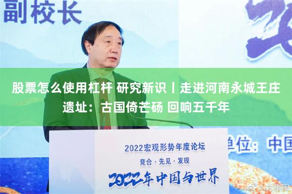 股票怎么使用杠杆 研究新识丨走进河南永城王庄遗址：古国倚芒砀 回响五千年