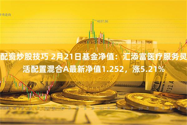 配资炒股技巧 2月21日基金净值：汇添富医疗服务灵活配置混合A最新净值1.252，涨5.21%